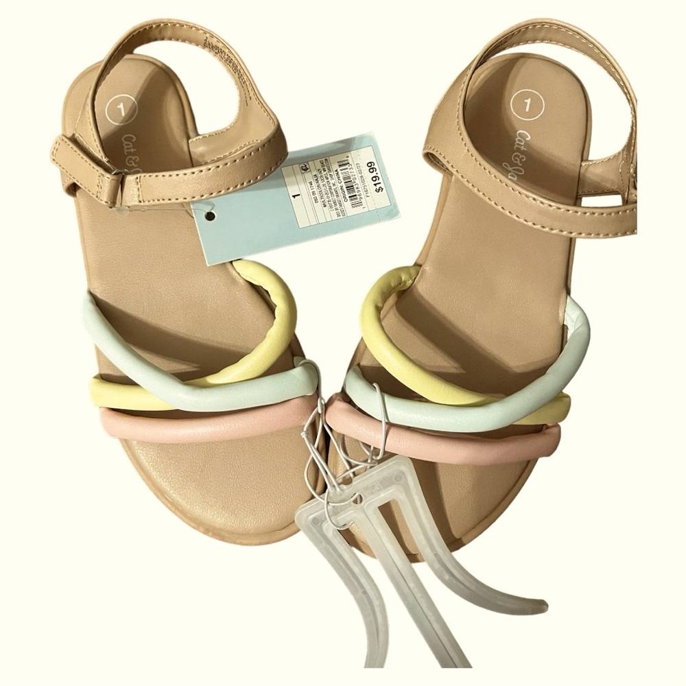 NWT Girls Cat and Jack Sandals
